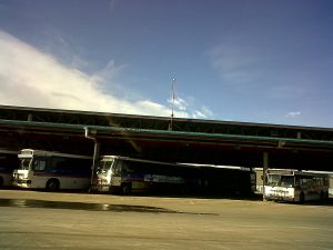 USA - RTD bus parking in Denver