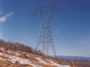 canada-HV overhead power lines - Quebec