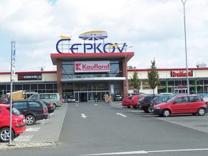 czech republic-Cepkov Mall and Kaufland Grocery Store