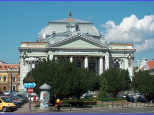 romania-State theatre in Oradea