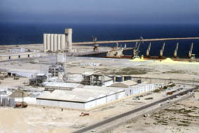 tunisia-Factory of aluminium fluoride, Gabes